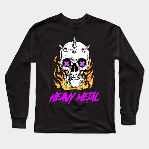 Heavy Metal Rules! Long Sleeve T-Shirt by WizardingWorld